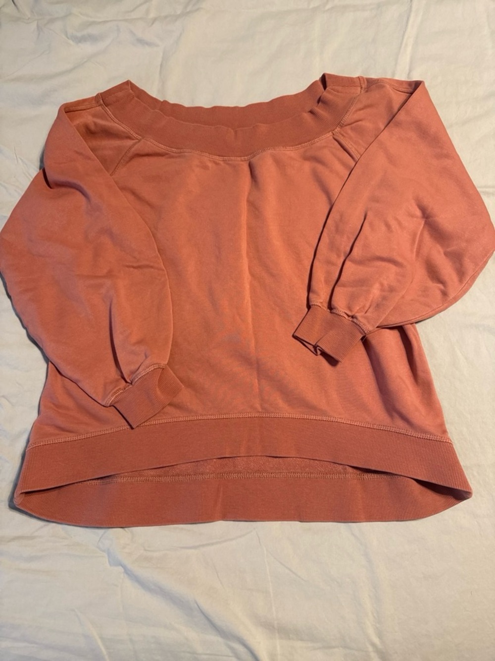 Forever 21 Dusty Rose Off-the-Shoulder Sweater